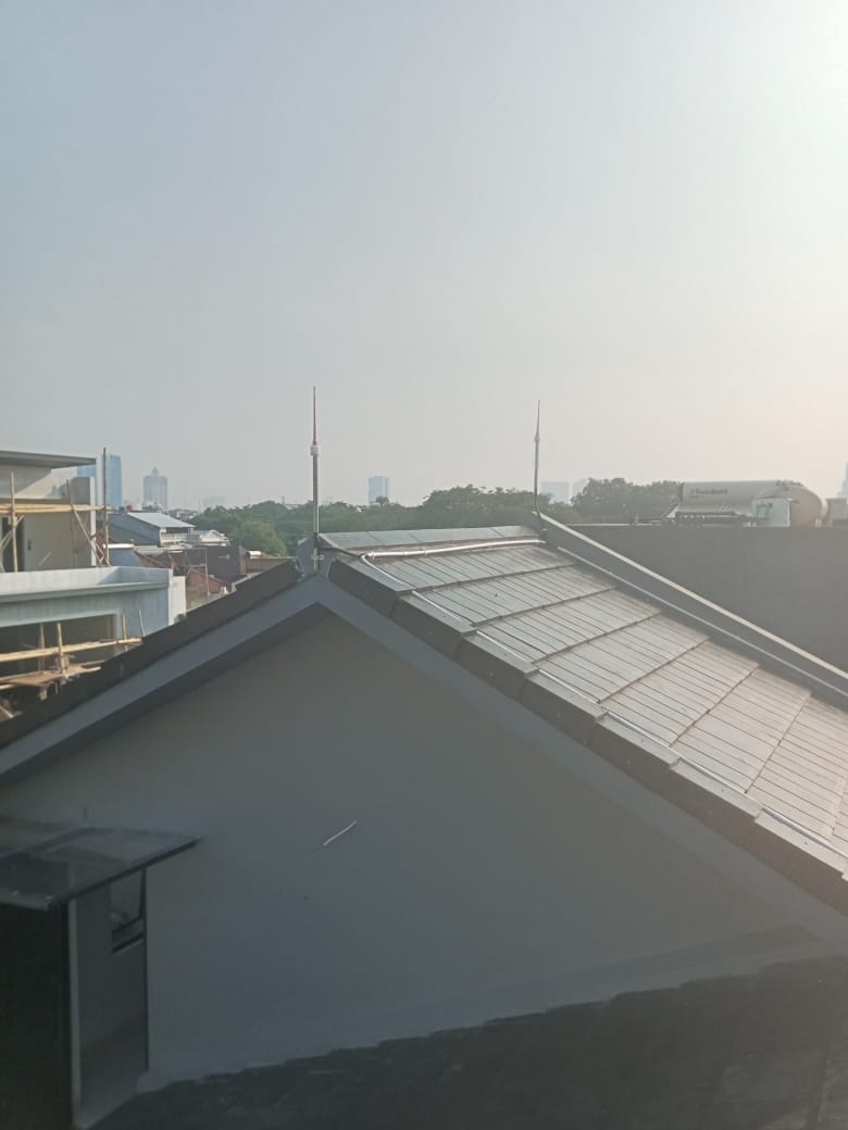 arde petir penangkal petir konvensional