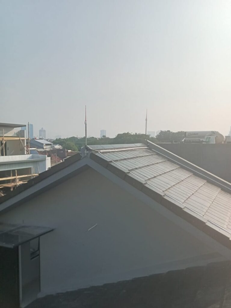 arde petir penangkal petir konvensional