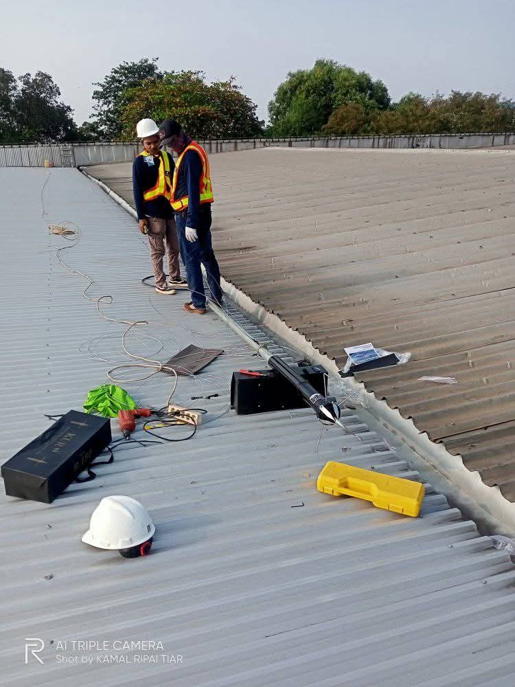 arde petir instalasi penangkal petir elektrostatiskurn