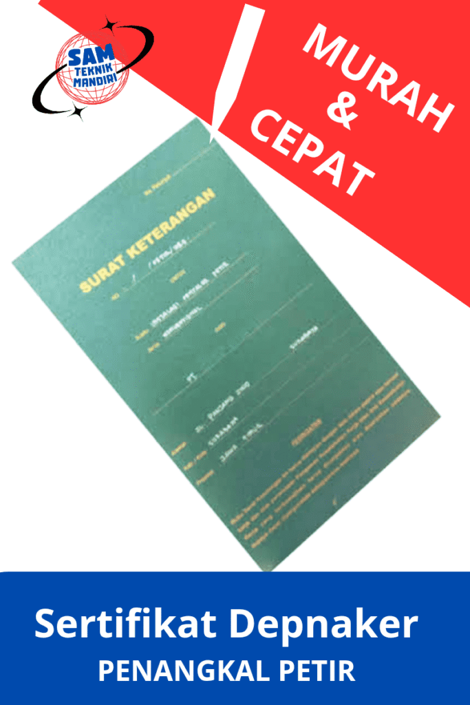 Ardepetir - Jasa urus sertifikasi Depnaker penangkal petir